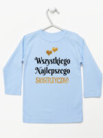 wszystkiego najlepszego siostrzyczko z sercami koszulka z długim rękawem kolor błękitny 257 wszystkiego najlepszego siostrzyczko z sercami koszulka z długim rękawem kolor błękitny 257