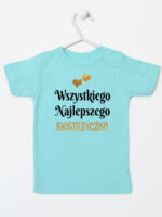 wszystkiego najlepszego siostrzyczko z sercami koszulka z krótkim rękawem kolor miętowy 257 wszystkiego najlepszego siostrzyczko z sercami koszulka z krótkim rękawem kolor miętowy 257