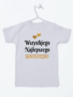 wszystkiego najlepszego siostrzyczko z sercami koszulka z krótkim rękawem kolor szary 257 wszystkiego najlepszego siostrzyczko z sercami koszulka z krótkim rękawem kolor szary 257