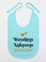 wszystkiego najlepszego siostrzyczko z sercami śliniak niemowlęcy kolor miętowy 257 wszystkiego najlepszego siostrzyczko z sercami śliniak niemowlęcy kolor miętowy 257