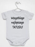 wszystkiego najlepszego tatusiu body z krótkim rękawem kolor szary 045 wszystkiego najlepszego tatusiu body z krótkim rękawem kolor szary 045