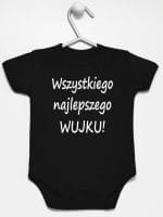 wszystkiego najlepszego wujku body z krótkim rękawem kolor czarny 049 wszystkiego najlepszego wujku body z krótkim rękawem kolor czarny 049