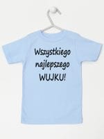 wszystkiego najlepszego wujku koszulka z krótkim rękawem kolor błękitny 049