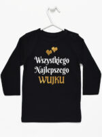 wszystkiego najlepszego wujku z sercami koszulka z długim rękawem kolor czarny 253 wszystkiego najlepszego wujku z sercami koszulka z długim rękawem kolor czarny 253