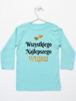 wszystkiego najlepszego wujku z sercami koszulka z długim rękawem kolor miętowy 253 wszystkiego najlepszego wujku z sercami koszulka z długim rękawem kolor miętowy 253