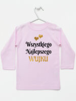 wszystkiego najlepszego wujku z sercami koszulka z długim rękawem kolor różowy 253 wszystkiego najlepszego wujku z sercami koszulka z długim rękawem kolor różowy 253