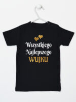 wszystkiego najlepszego wujku z sercami koszulka z krótkim rękawem kolor czarny 253 wszystkiego najlepszego wujku z sercami koszulka z krótkim rękawem kolor czarny 253