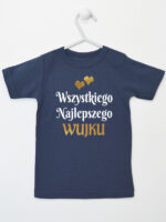 wszystkiego najlepszego wujku z sercami koszulka z krótkim rękawem kolor granatowy 253 wszystkiego najlepszego wujku z sercami koszulka z krótkim rękawem kolor granatowy 253