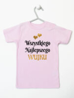 wszystkiego najlepszego wujku z sercami koszulka z krótkim rękawem kolor różowy 253 wszystkiego najlepszego wujku z sercami koszulka z krótkim rękawem kolor różowy 253
