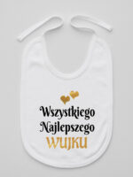 wszystkiego najlepszego wujku z sercami śliniak niemowlęcy kolor biały 253 wszystkiego najlepszego wujku z sercami śliniak niemowlęcy kolor biały 253