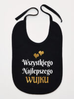 wszystkiego najlepszego wujku z sercami śliniak niemowlęcy kolor czarny 253 wszystkiego najlepszego wujku z sercami śliniak niemowlęcy kolor czarny 253