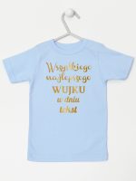 wszystkiego najlepszego wujku z twoim tekstem koszulka z krótkim rękawem kolor błękitny 207