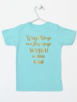 wszystkiego najlepszego wujku z twoim tekstem koszulka z krótkim rękawem kolor miętowy 207