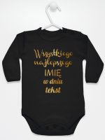 wszystkiego najlepszego z twoim tekstem body z długim rękawem kolor czarny 208 wszystkiego najlepszego z twoim tekstem body z długim rękawem kolor czarny 208