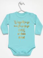 wszystkiego najlepszego z twoim tekstem body z długim rękawem kolor miętowy 208 wszystkiego najlepszego z twoim tekstem body z długim rękawem kolor miętowy 208