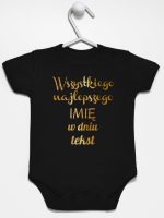 wszystkiego najlepszego z twoim tekstem body z krótkim rękawem kolor czarny 208 wszystkiego najlepszego z twoim tekstem body z krótkim rękawem kolor czarny 208