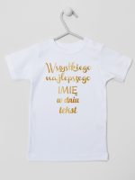 wszystkiego najlepszego z twoim tekstem koszulka z krótkim rękawem kolor biały 208