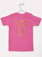 wszystkiego najlepszego z twoim tekstem koszulka z krótkim rękawem kolor ciemny różowy 208