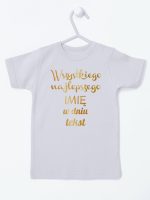 wszystkiego najlepszego z twoim tekstem koszulka z krótkim rękawem kolor szary 208