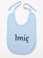 z imieniem niemowlaka śliniak niemowlęcy kolor błękitny 098