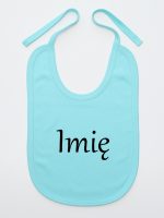 z imieniem niemowlaka śliniak niemowlęcy kolor miętowy 098
