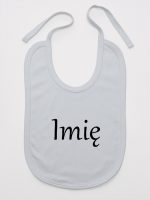 z imieniem niemowlaka śliniak niemowlęcy kolor szary 098