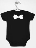 z muszką body z krótkim rękawem kolor czarny 031