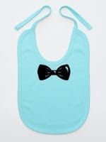 z muszką śliniak niemowlęcy kolor miętowy 031