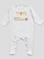 złote dziecko pajacyk śpioszek ze stópkami 043