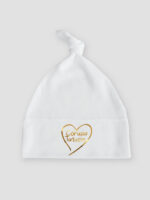 córusia tatusia nadruk złoty czapka biala 025 córusia tatusia nadruk złoty czapka biala 025