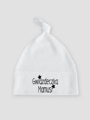 gwiazdeczka mamusi czapka biala 030