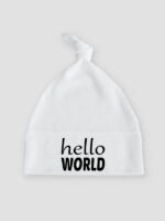 hello world  czapka biala 004