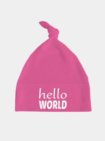 hello world  czapka fuksjowa 004