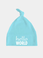 hello world  czapka turkusowa 004