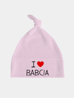 i love babcia czapka rozowa 049