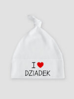 i love dziadek czapka biala 044