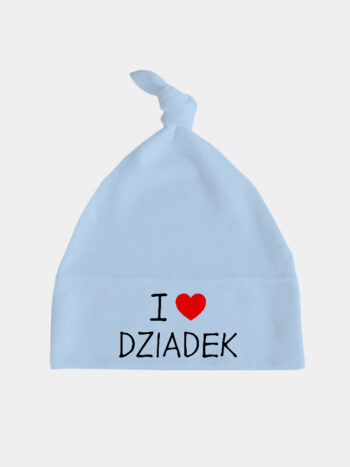 i love dziadek czapka blekitna 044