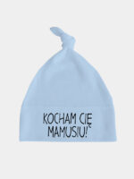 kocham cię mamusiu czapka blekitna 017