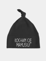 kocham cię mamusiu czapka czarna 017