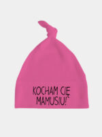 kocham cię mamusiu czapka fuksjowa 017