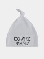 kocham cię mamusiu czapka szara 017