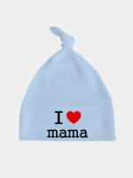 kocham mamę czapka blekitna 001