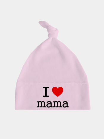 kocham mamę czapka rozowa 001