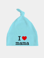 kocham mamę czapka turkusowa 001