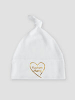 kocham mamę nadruk złoty czapka biala 021