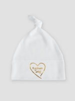 kocham tatę nadruk złoty czapka biala 022