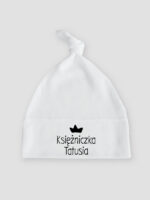 księżniczka tatusia czapka biala 019