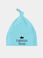 księżniczka tatusia czapka turkusowa 019
