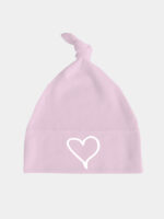 nadruk serduszko czapka rozowa 042