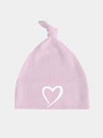 serce czapka rozowa 016